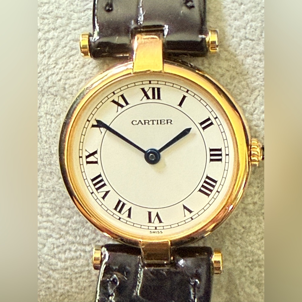 Cartier vintage watch 18kt gold